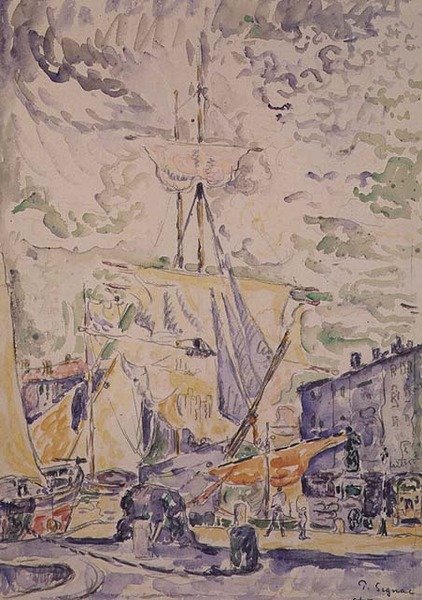 st. Tropez autorstwa Paul Signac
