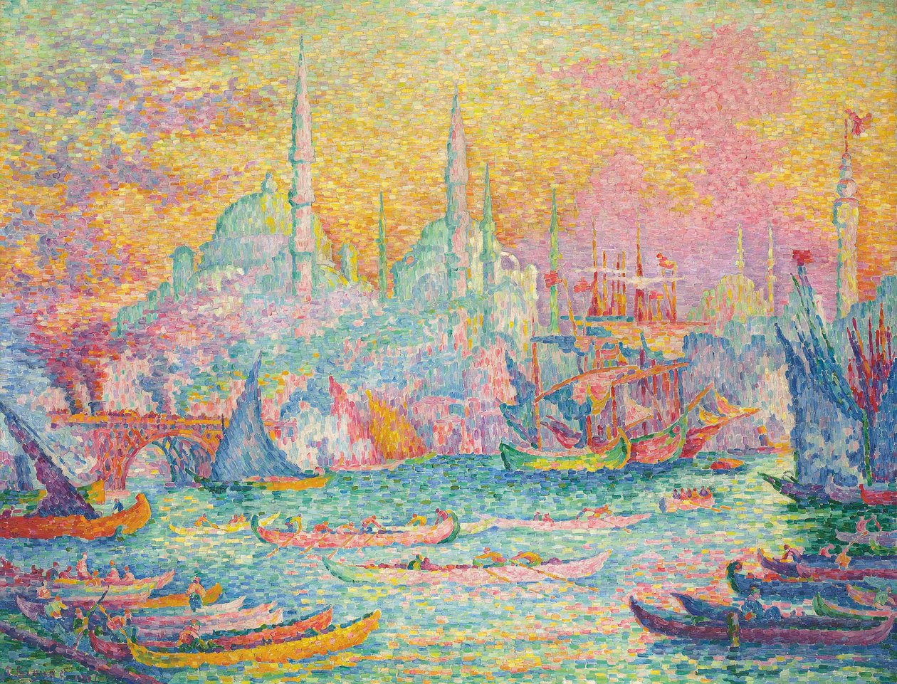 Złoty Róg, Konstantynopol, 1907. autorstwa Paul Signac