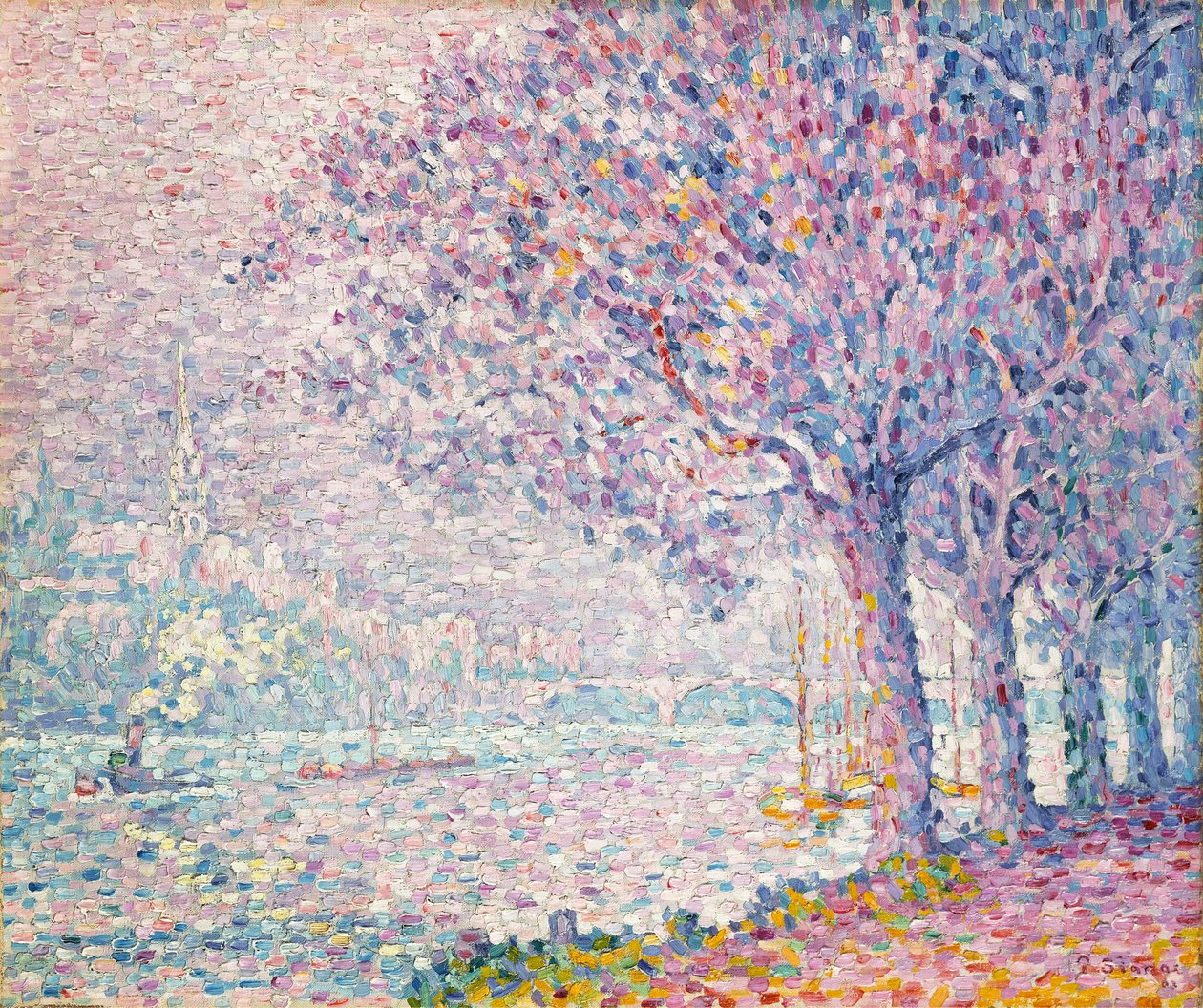 Sekwana w St. Cloud, 1903 autorstwa Paul Signac