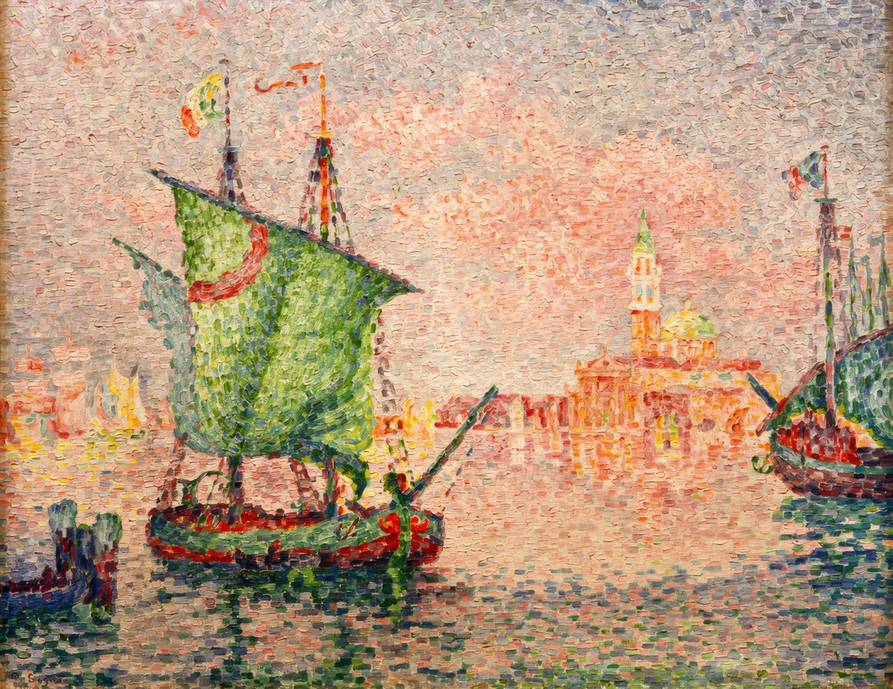 Wenecja, różowa chmura autorstwa Paul Signac