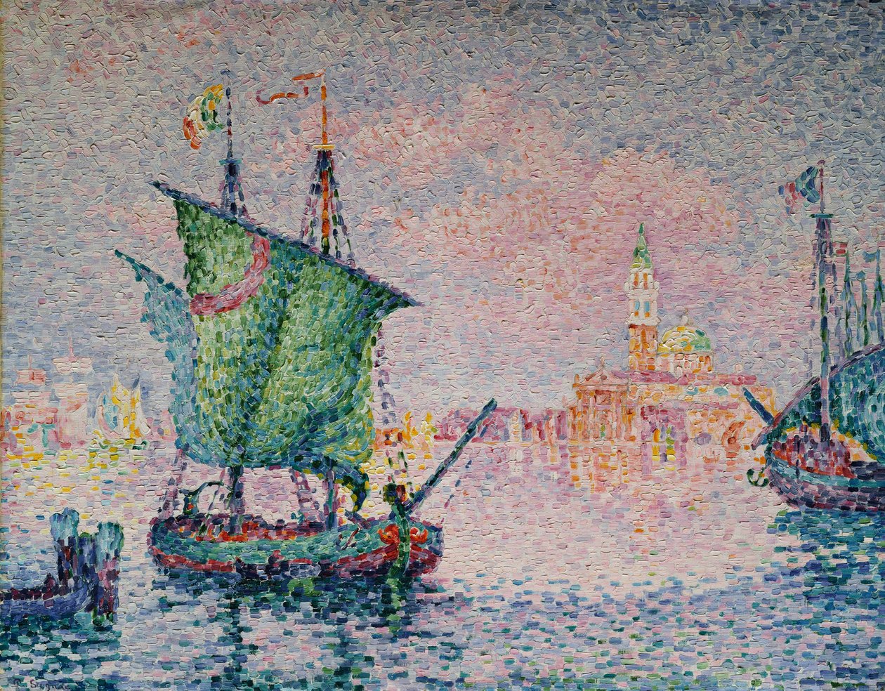 Wenecja - Różowa chmura autorstwa Paul Signac