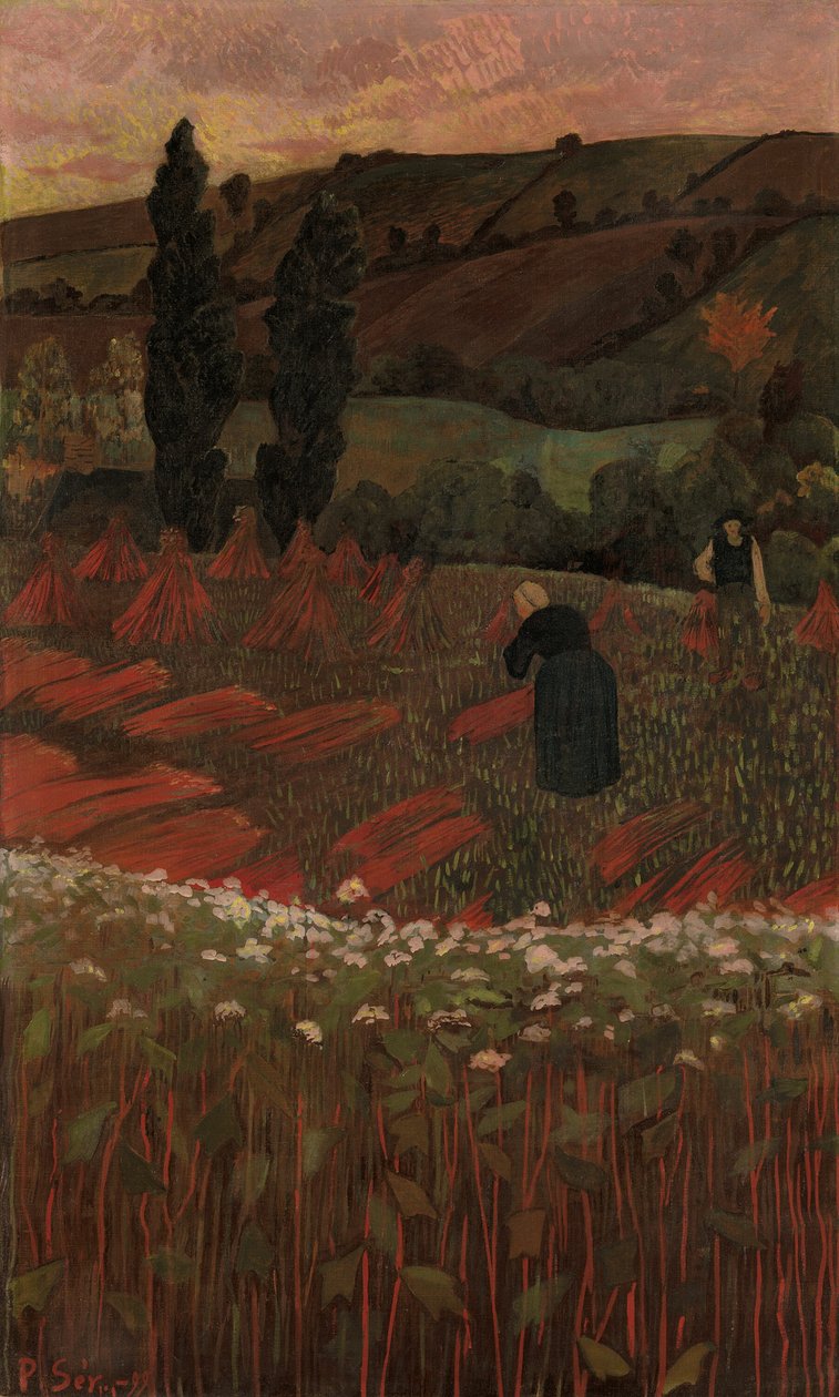Żniwa gryki autorstwa Paul Sérusier