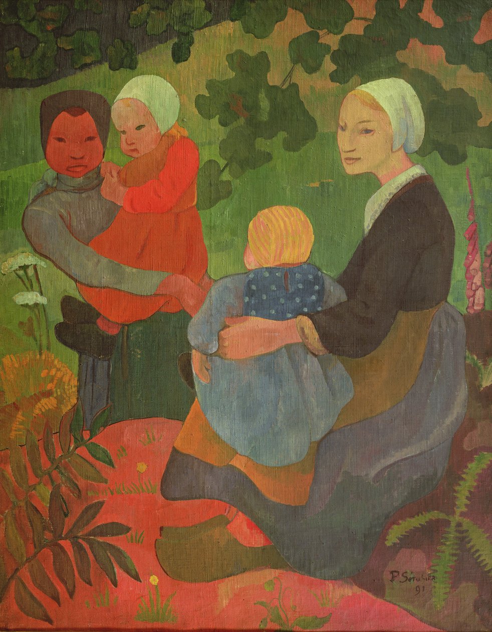 Młode matki, 1891 autorstwa Paul Sérusier
