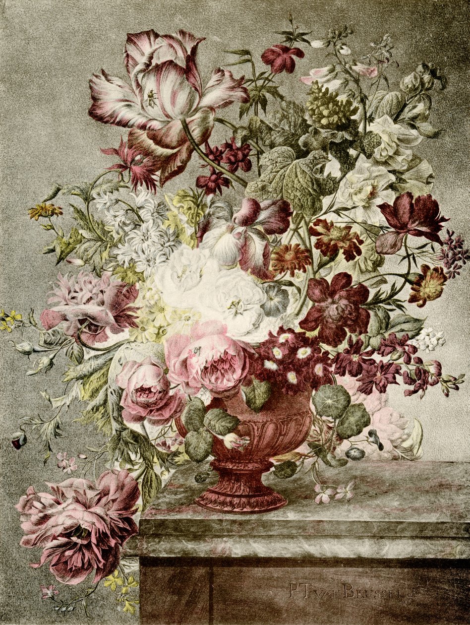 Malowanie kwiatów autorstwa Paul Theodor van Brussel