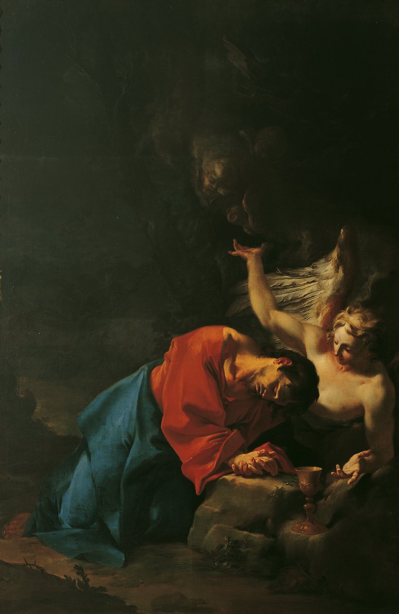 Chrystus na Górze Oliwnej autorstwa Paul Troger