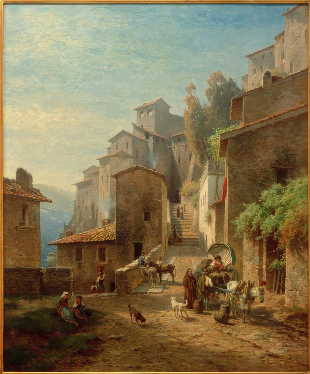 Olevano Romano autorstwa Paul Weber