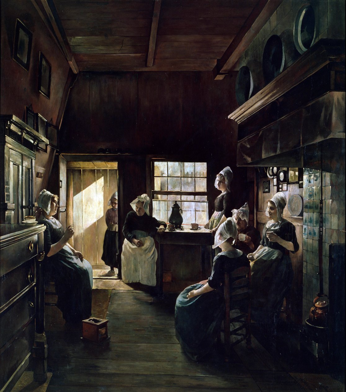 Rozmowa, 1888. autorstwa Paul Weimar