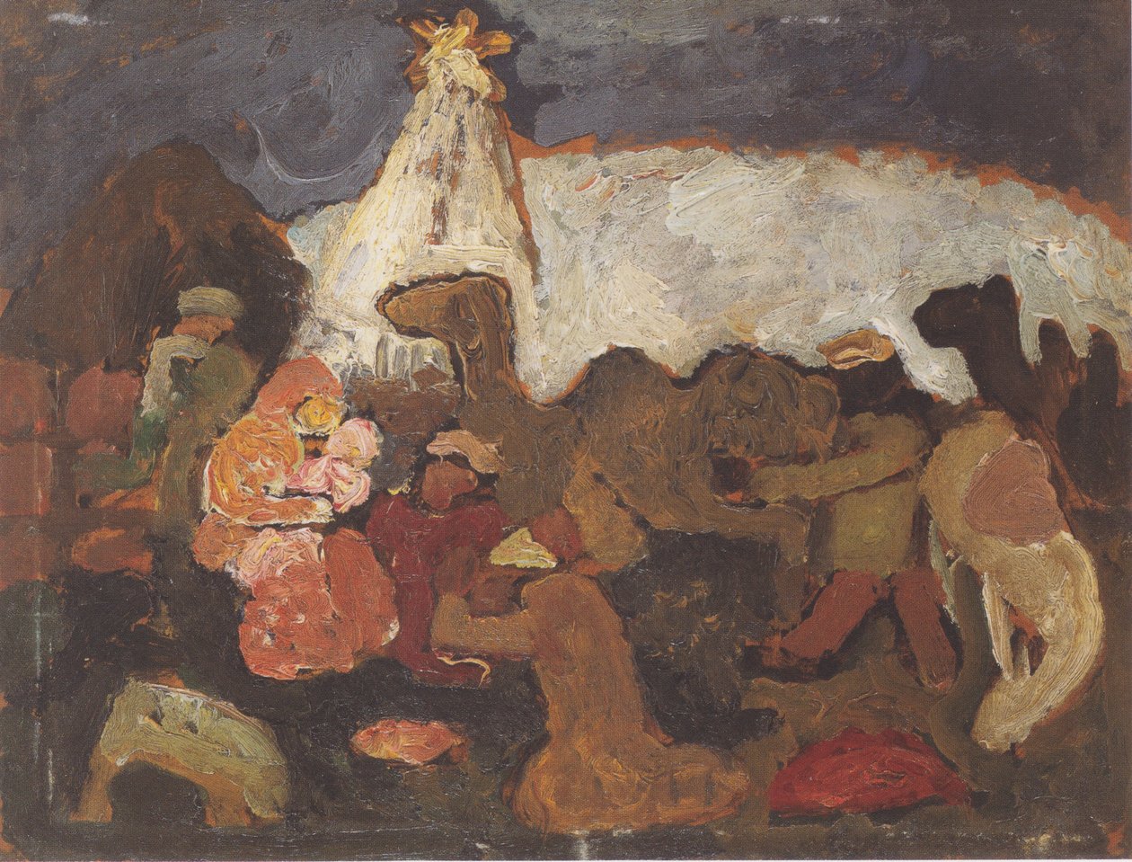 Adoracja Trzech Króli autorstwa Paula Modersohn Becker