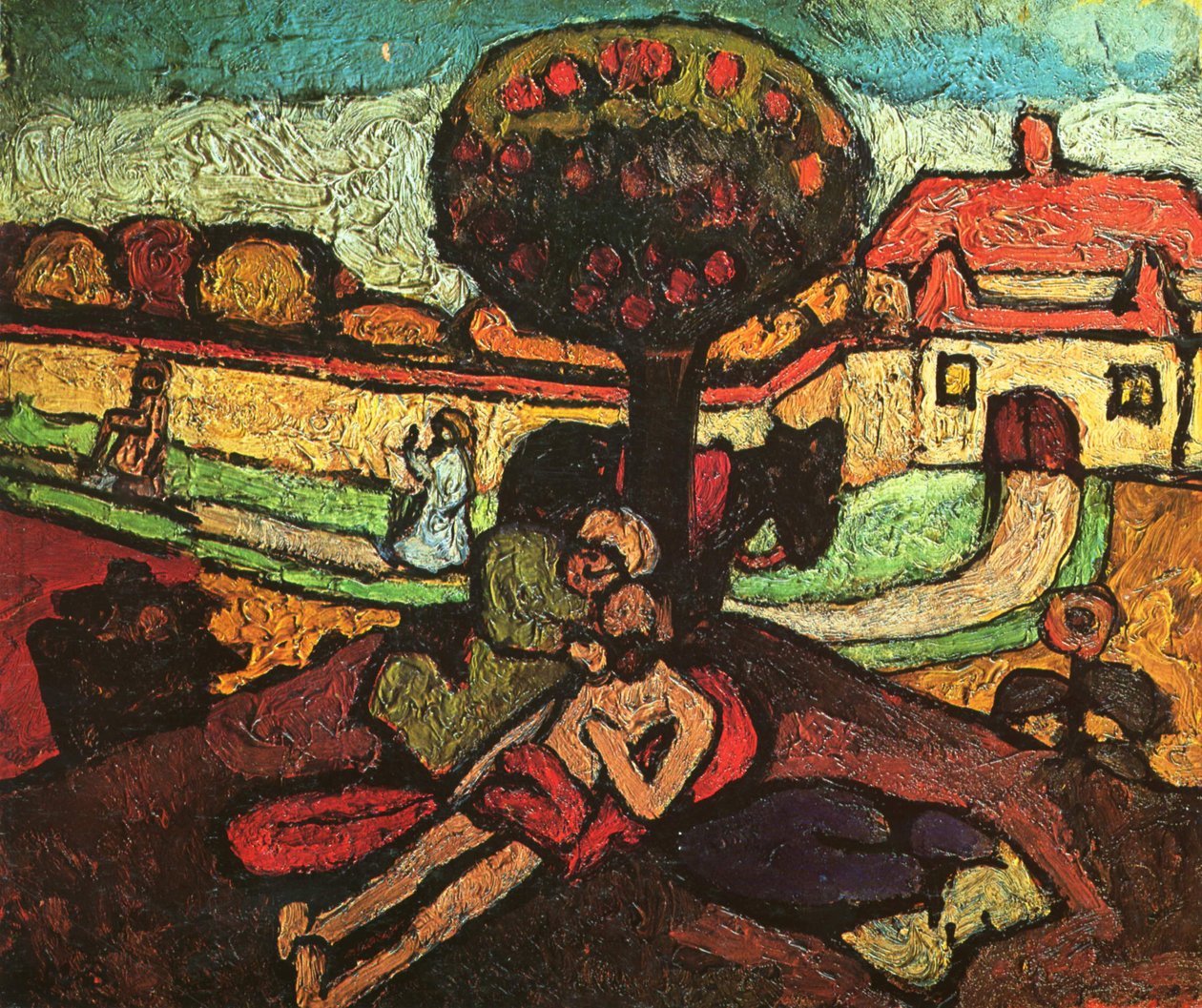 Miłosierny Samerytanin autorstwa Paula Modersohn Becker