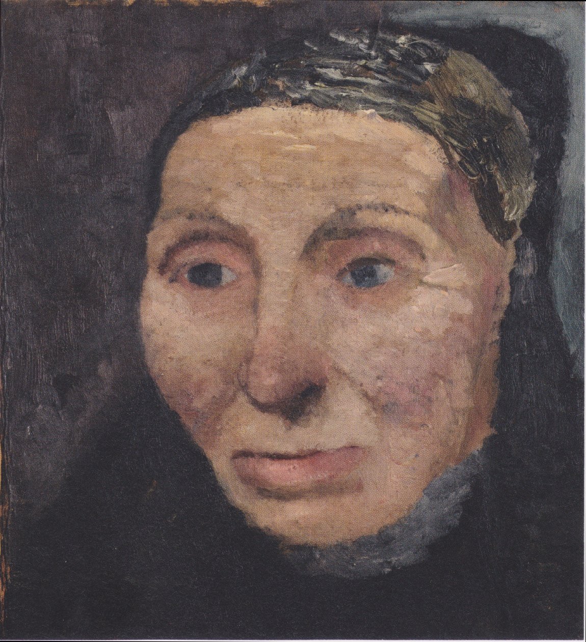 Głowa wieśniaczki autorstwa Paula Modersohn Becker