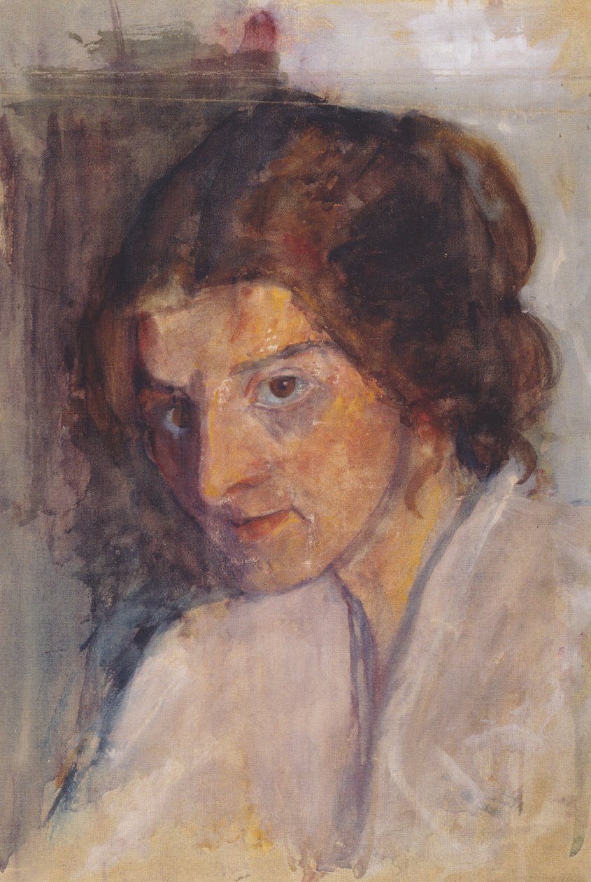 Autoportret do połowy lewej autorstwa Paula Modersohn Becker