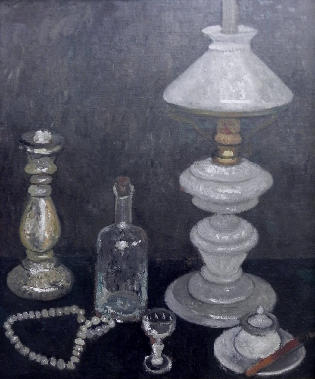 Martwa natura z białą lampą autorstwa Paula Modersohn Becker