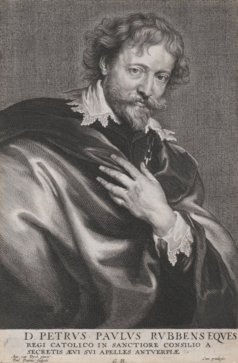 Rycerz D. Peter Paul Rubbens autorstwa Paulus Pontius