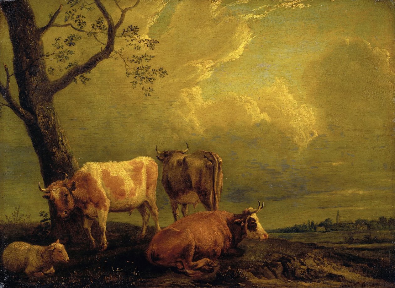Bydło i owce autorstwa Paulus Potter