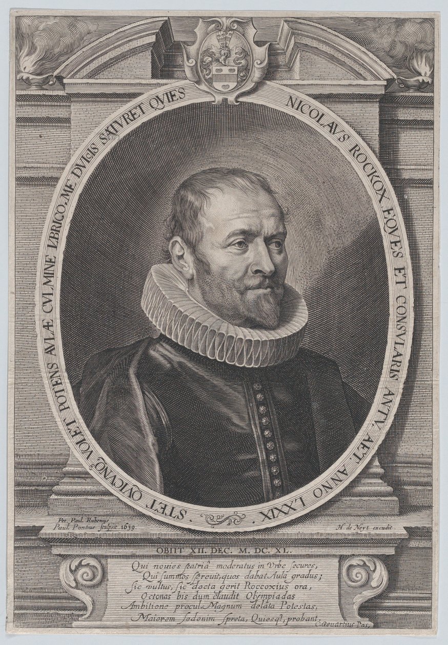 Portret Mikołaja Rockoxa, 1639., 1639. autorstwa Paulus Pontius