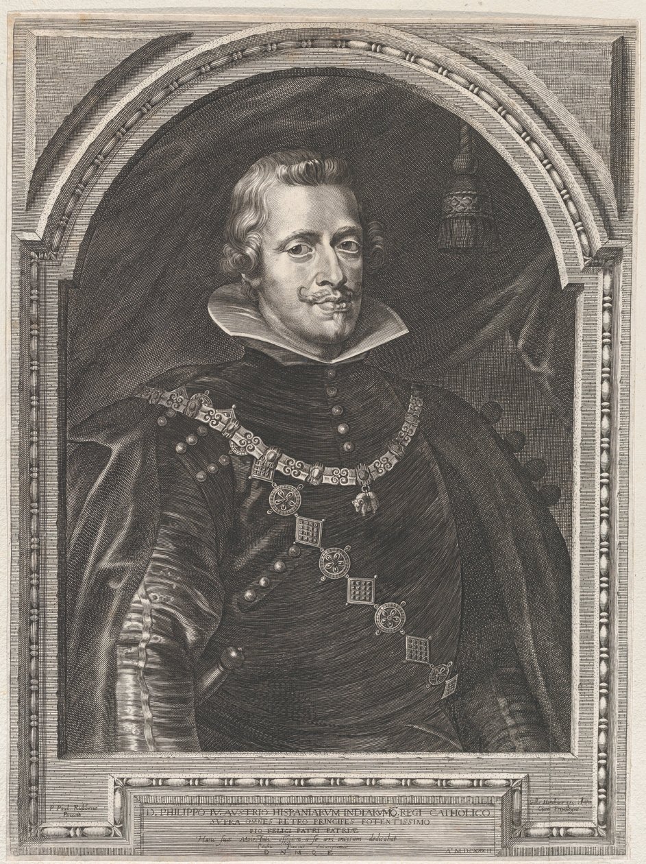 Portret Filipa IV, 1630., 1630. autorstwa Paulus Pontius