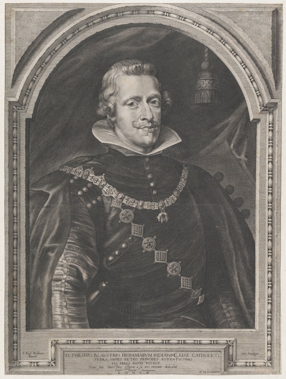 Portret Filipa IV, 1630., 1630. autorstwa Paulus Pontius