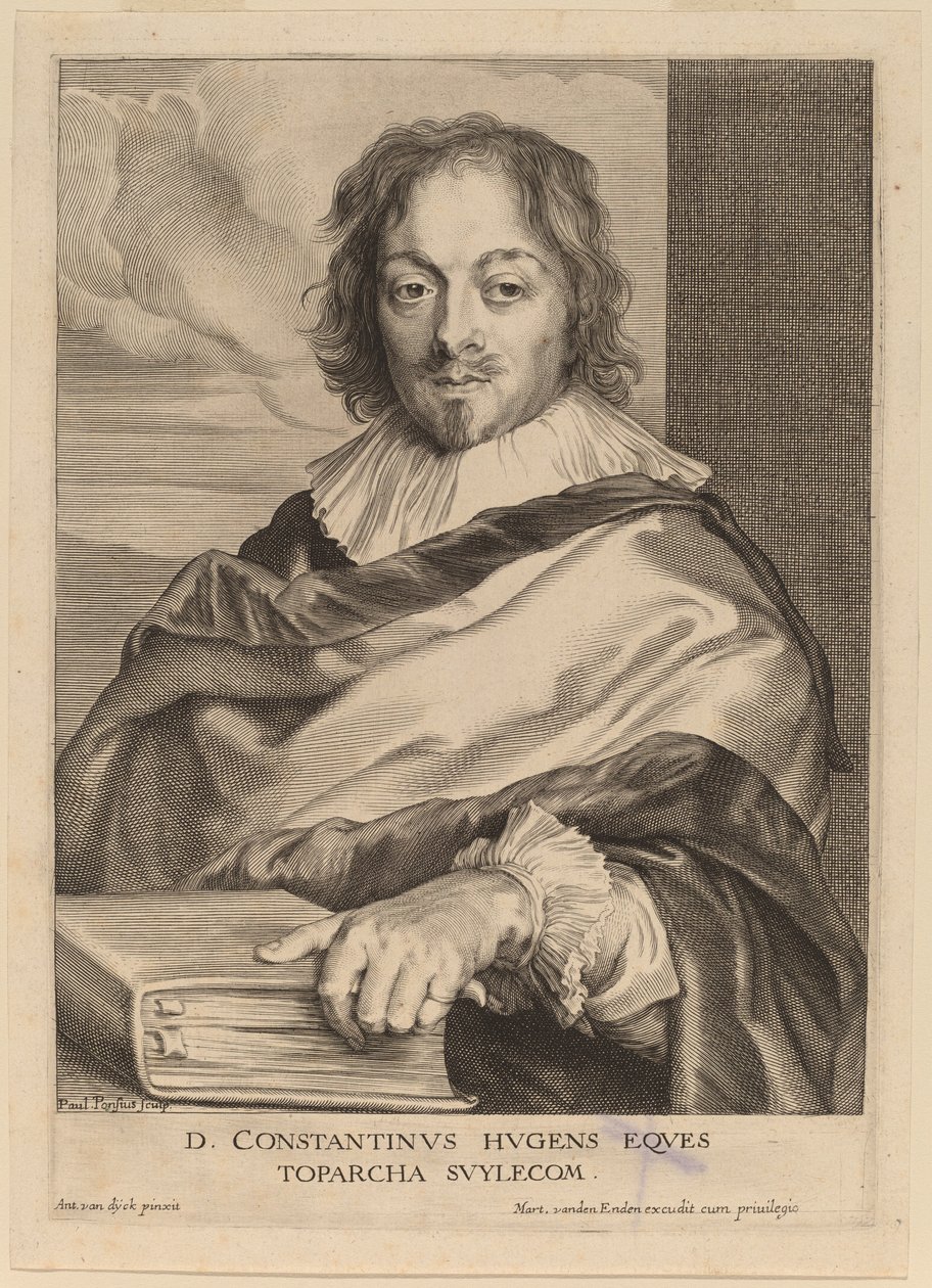 Constantine Huygens autorstwa Paulus Pontius after Sir Anthony van Dyck