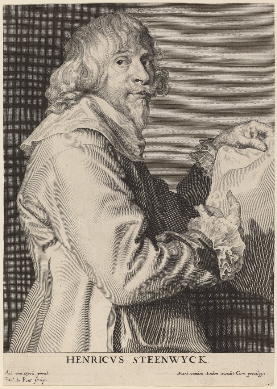 Henricus Steenwyck autorstwa Paulus Pontius after Sir Anthony van Dyck
