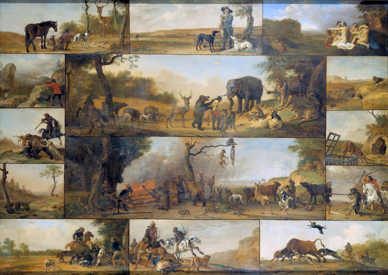 Kara myśliwego”, 1647. autorstwa Paulus Potter