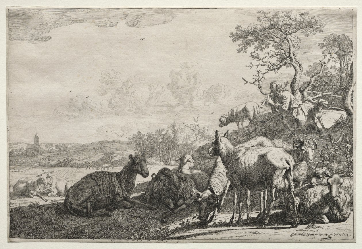 Pasterz, 1644. autorstwa Paulus Potter