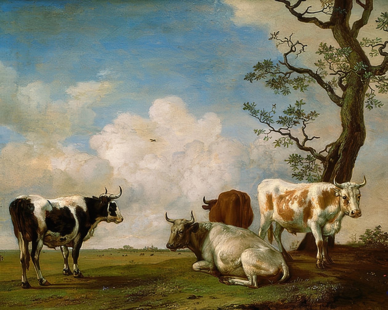 Czterech gliniarzy autorstwa Paulus Potter