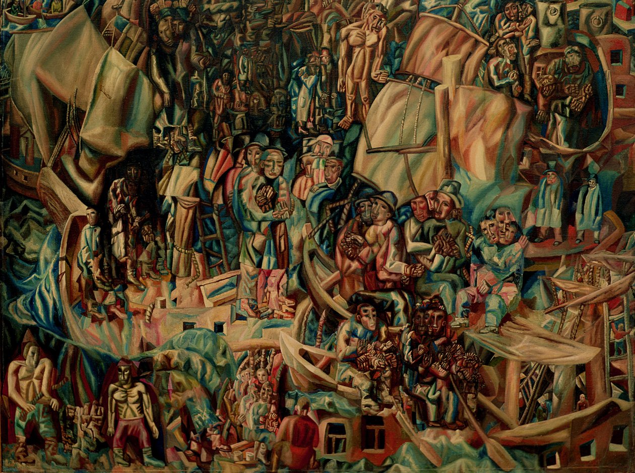 Wprowadzanie powszechnego kwitnienia, 1919 autorstwa Pawel Nikolajewitsch Filonow