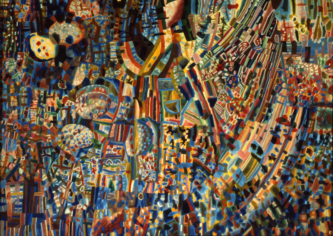 Kompozycja, 1930 autorstwa Pavel Nikolayevich Filonov