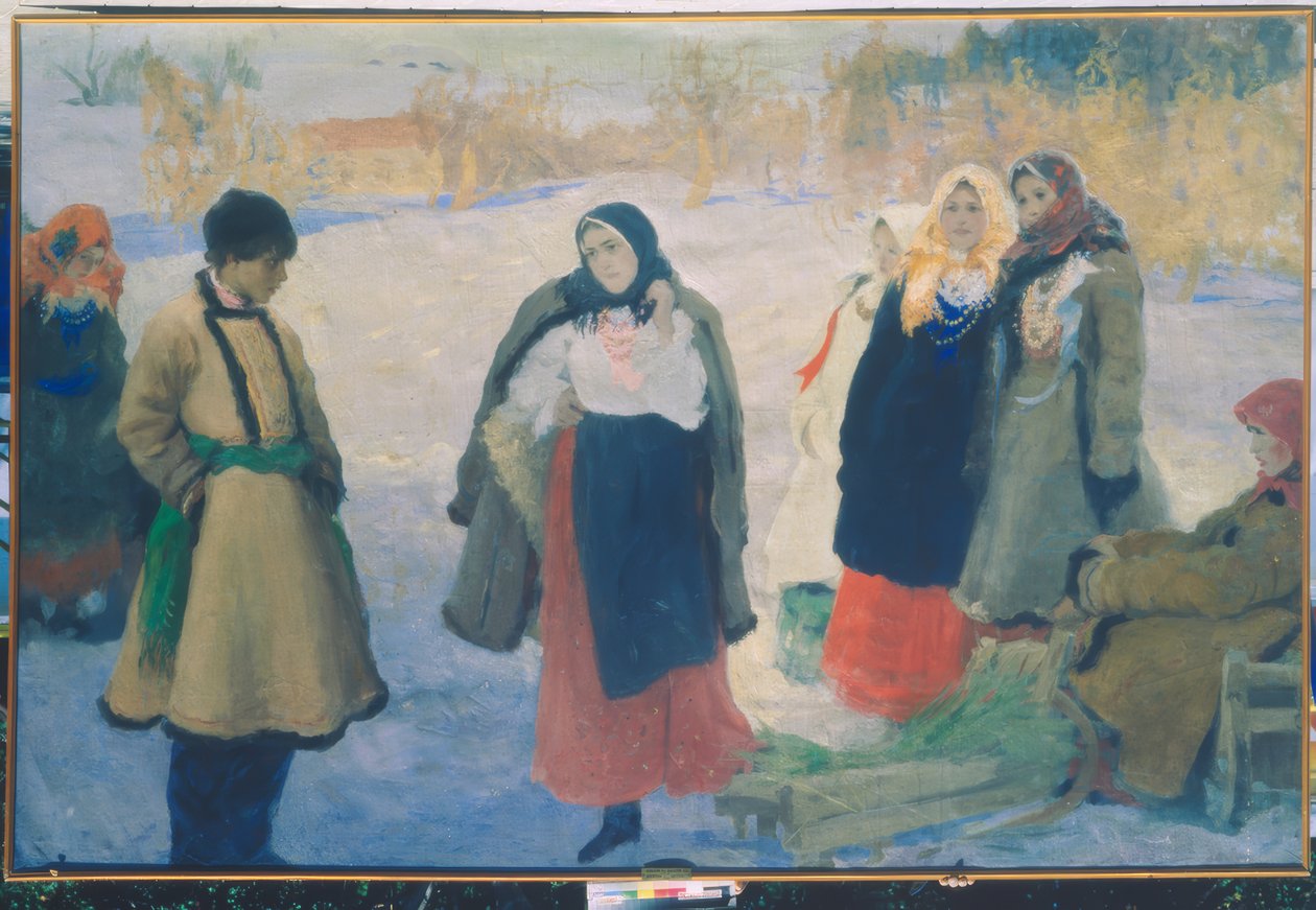 Spotkanie autorstwa Pawel Dmitrijewitsch Schmarow