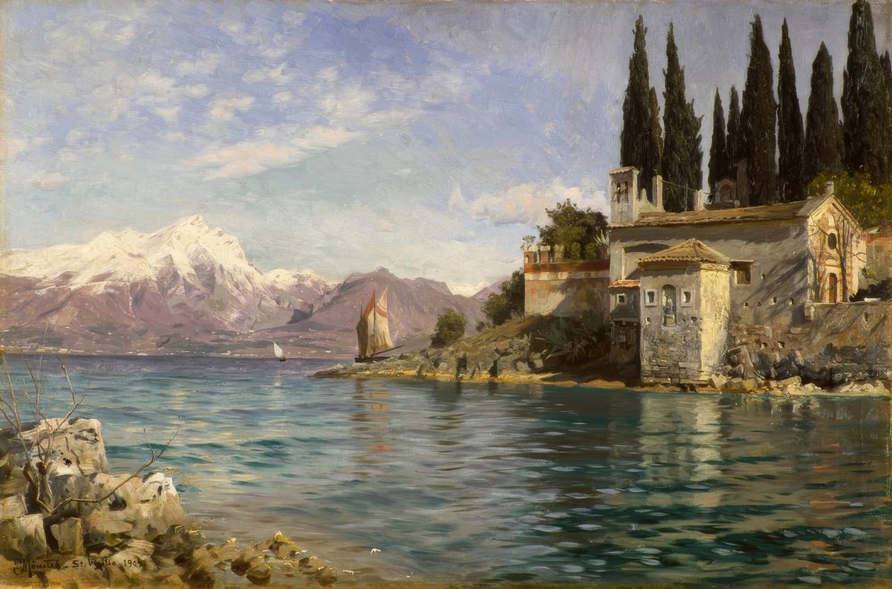 Punta San Vigilio autorstwa Peder Monsted