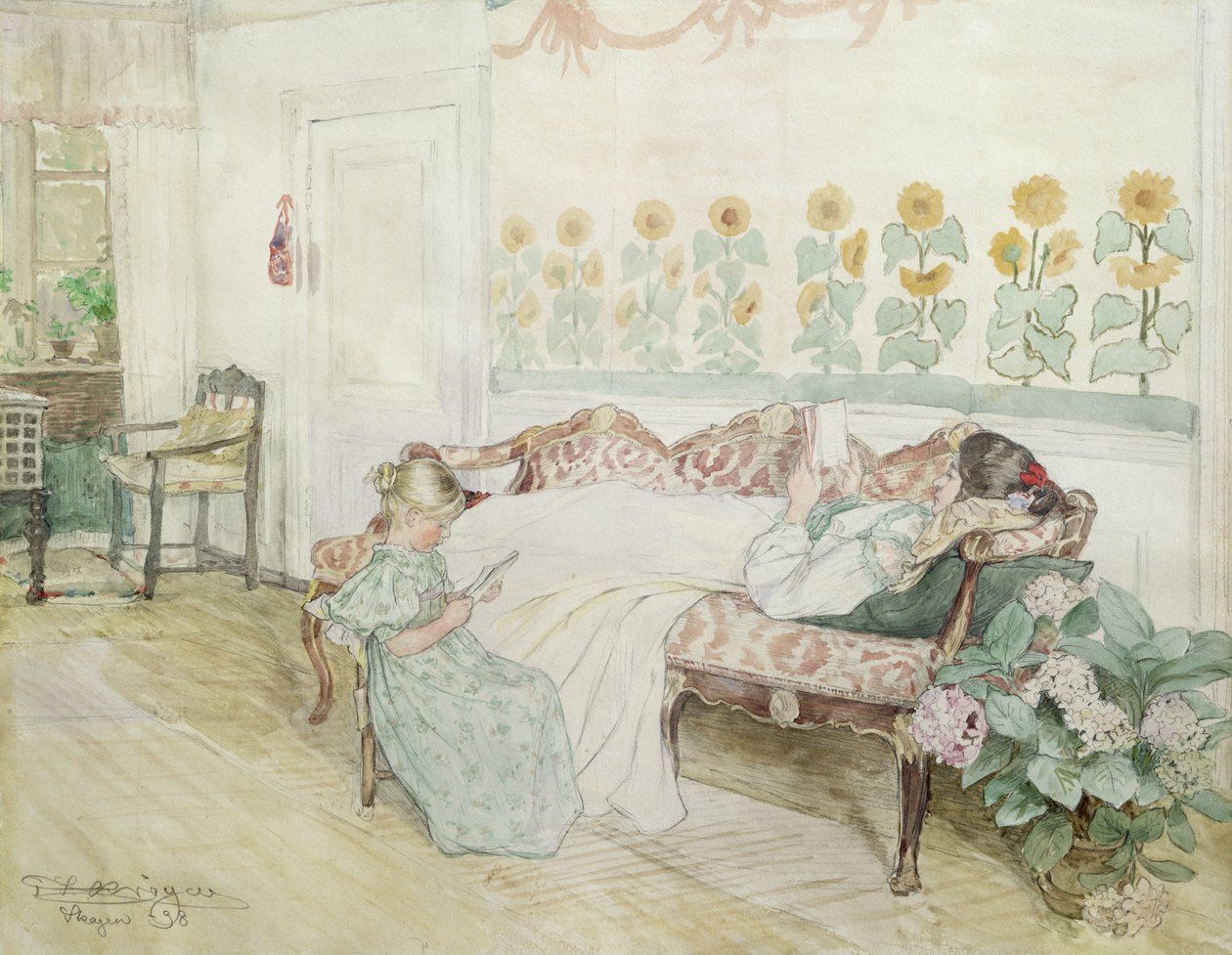 Wnętrze, 1898 autorstwa Peder Severin Krøyer