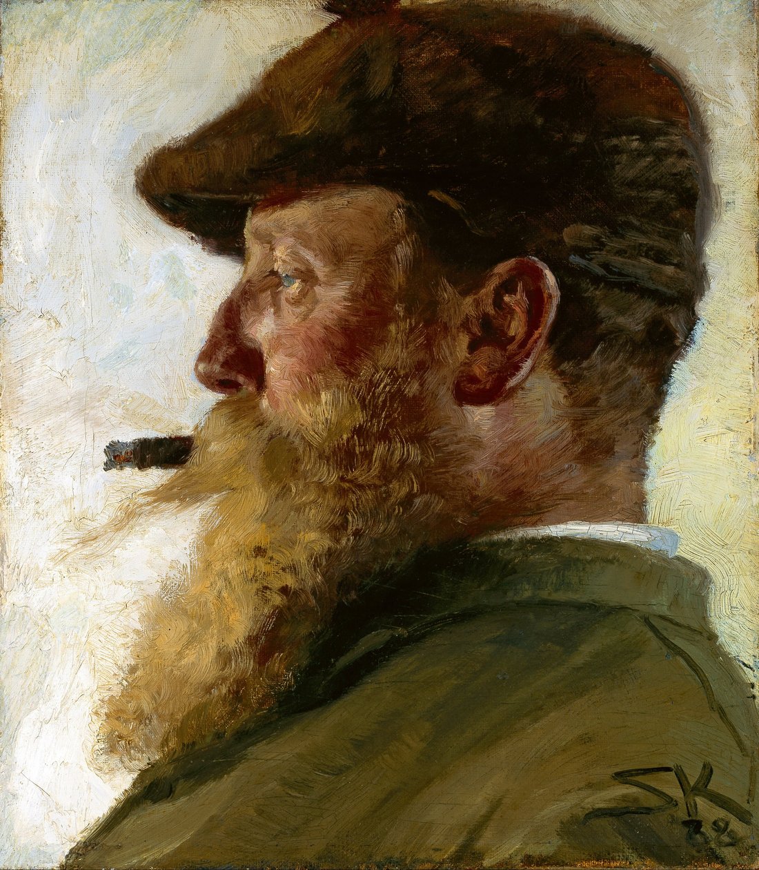 Christian Krohg autorstwa Peder Severin Krøyer