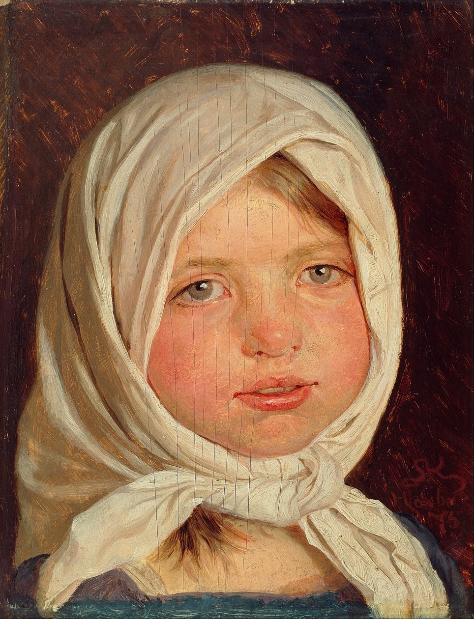 Mała dziewczynka z Hornbæk autorstwa Peder Severin Krøyer