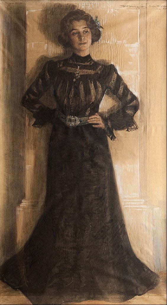 Portret żony artysty: Marie Kroyer autorstwa Peder Severin Krøyer