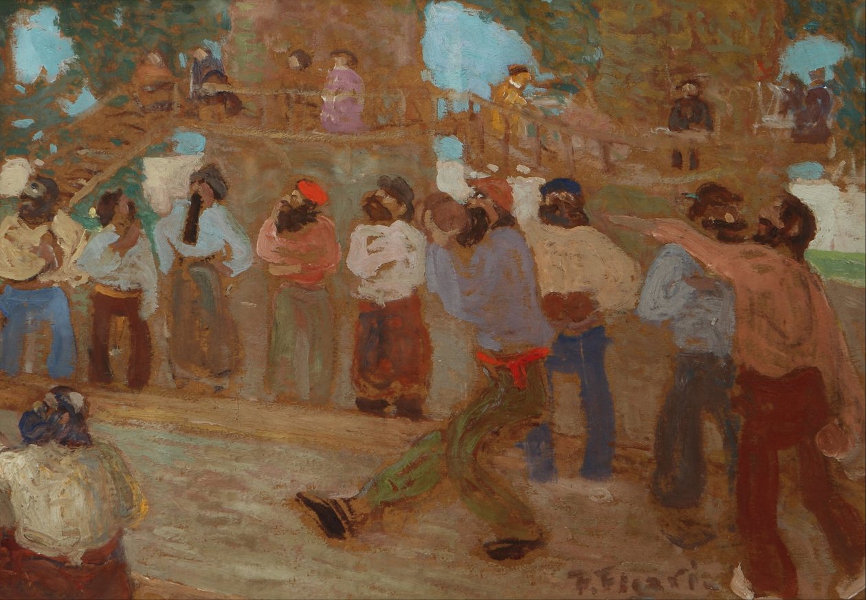 Boisko do gry w kręgle autorstwa Pedro Figari