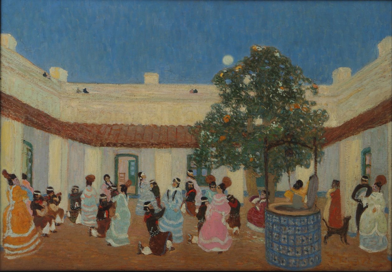 Patio autorstwa Pedro Figari