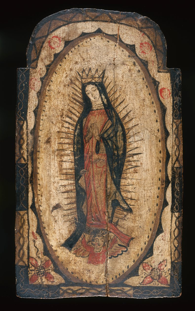 Matki Bożej z Guadalupe, ca. 1780-1830. autorstwa Pedro Antonio Frésquis
