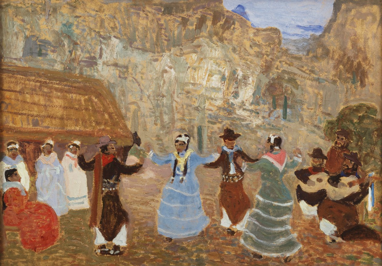 Taniec kreolski autorstwa Pedro Figari