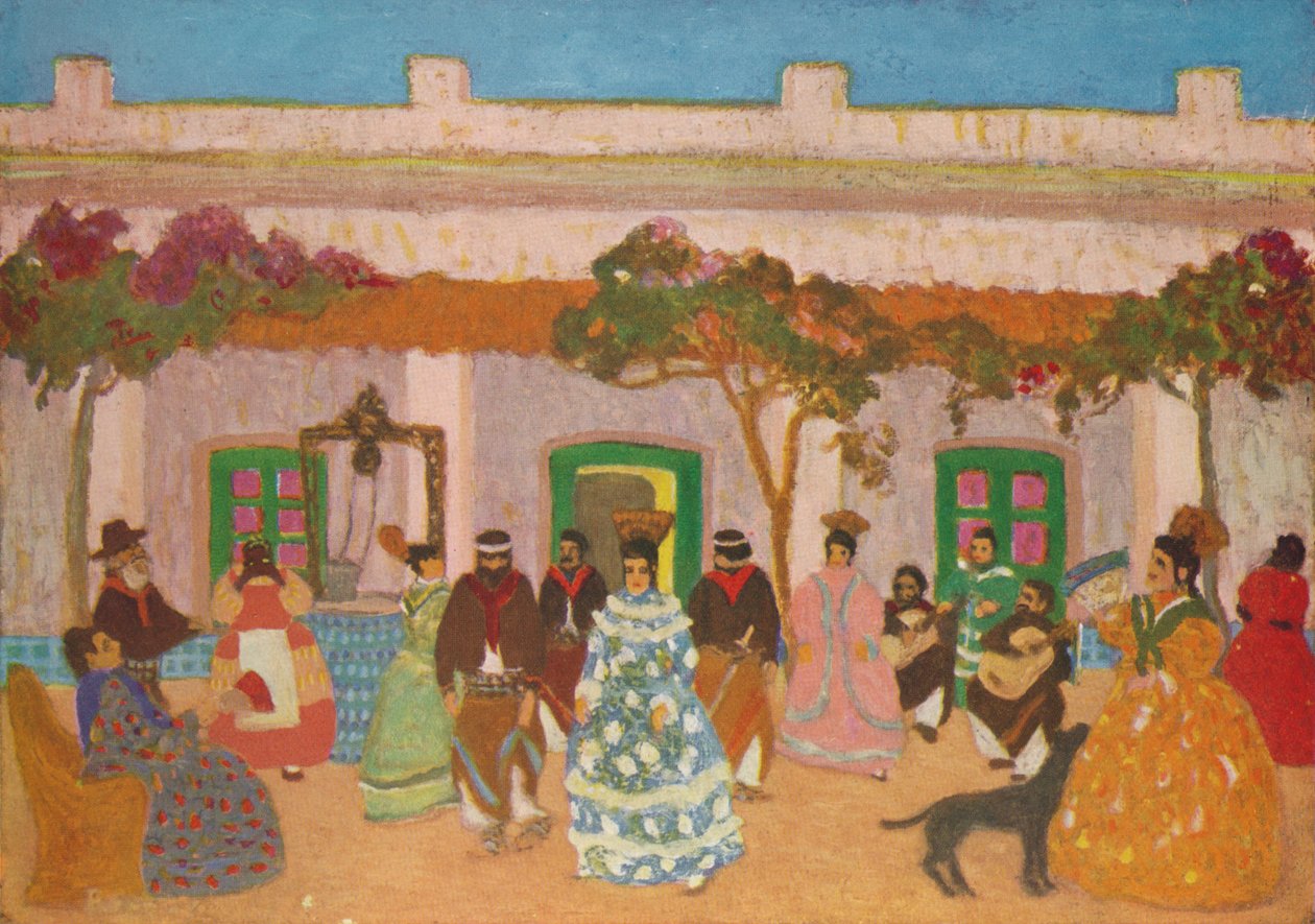 Taniec kreolski, 1926 autorstwa Pedro Figari