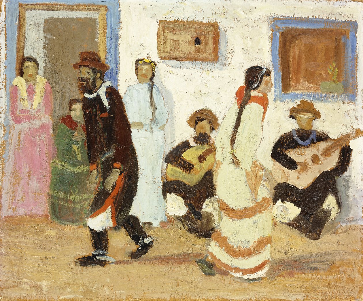 Taniec kreolski; Baile Criollo autorstwa Pedro Figari