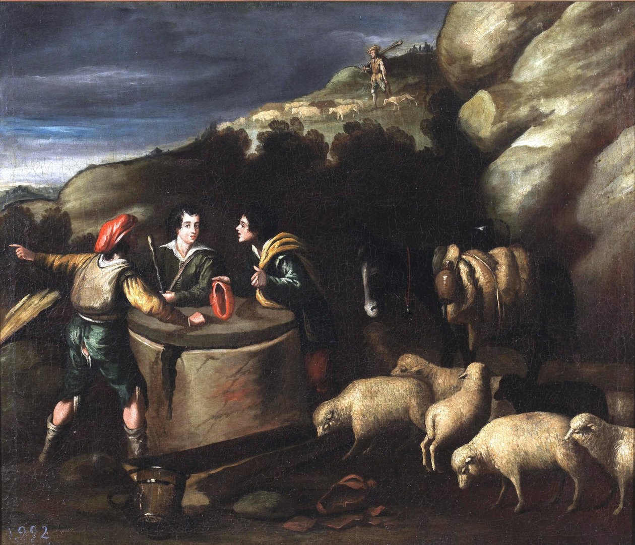 Hiszpański: Jacob en el pozo autorstwa Pedro Orrente