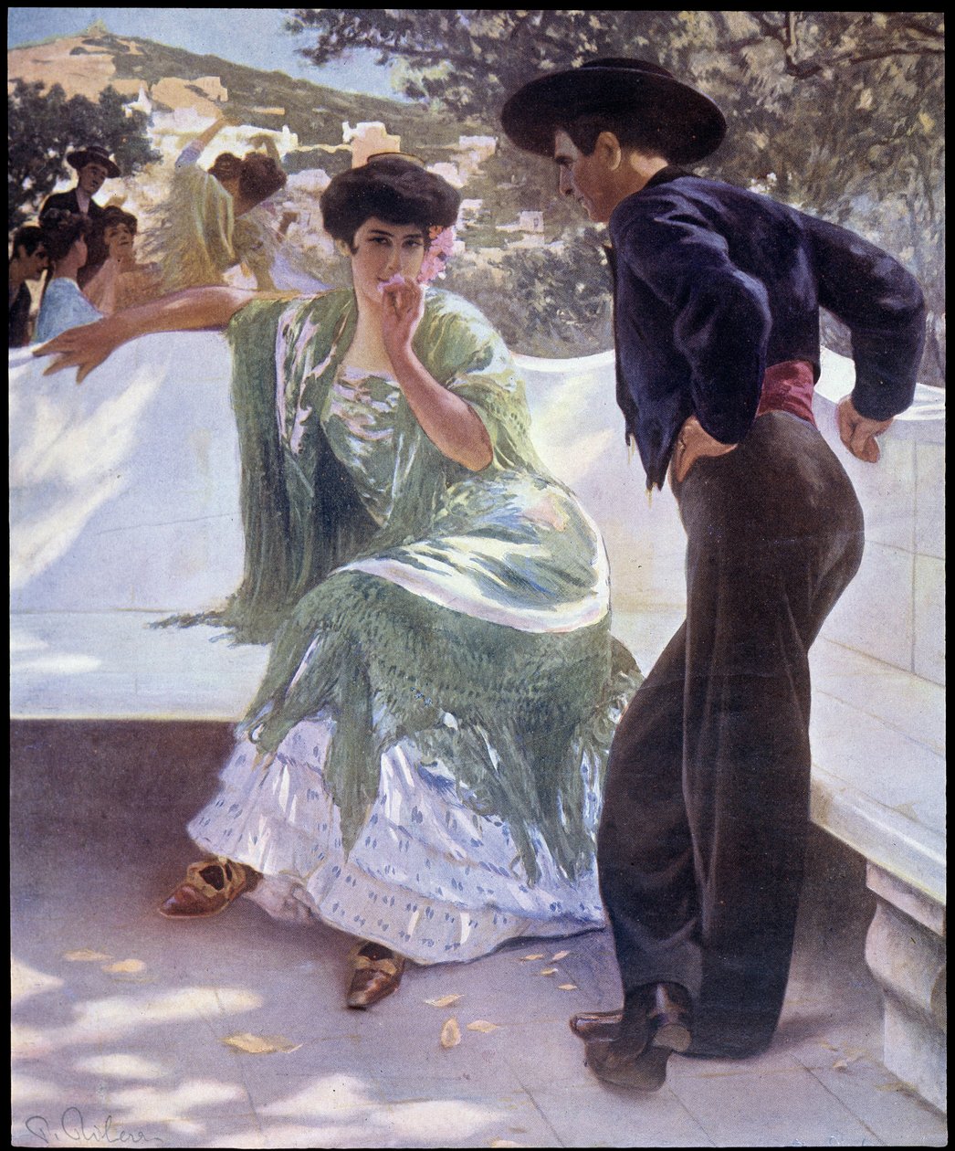 Hiszpańscy tancerze (flamenco) autorstwa Pedro Ribera