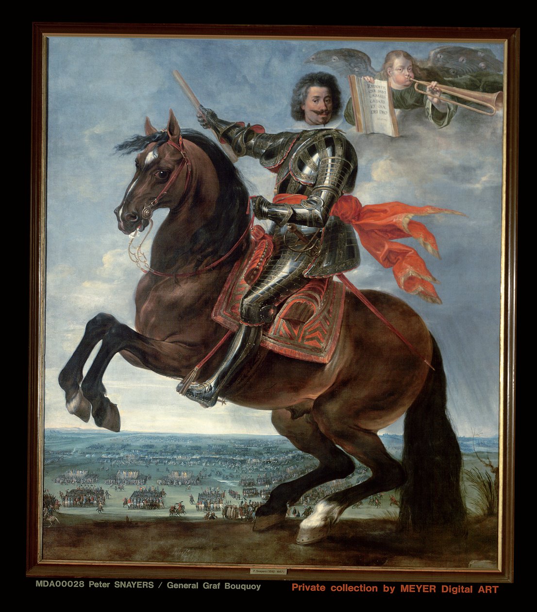 Portret generała Grafa Bouquoy autorstwa Peeter Snayers