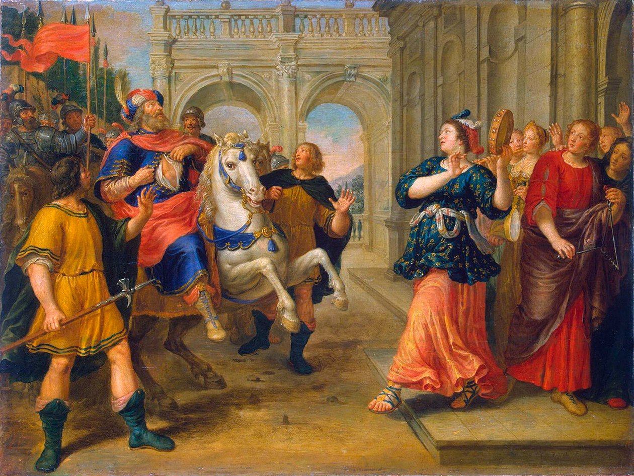 Córka Jefty”, 1640-1650. autorstwa Peeter Lint van