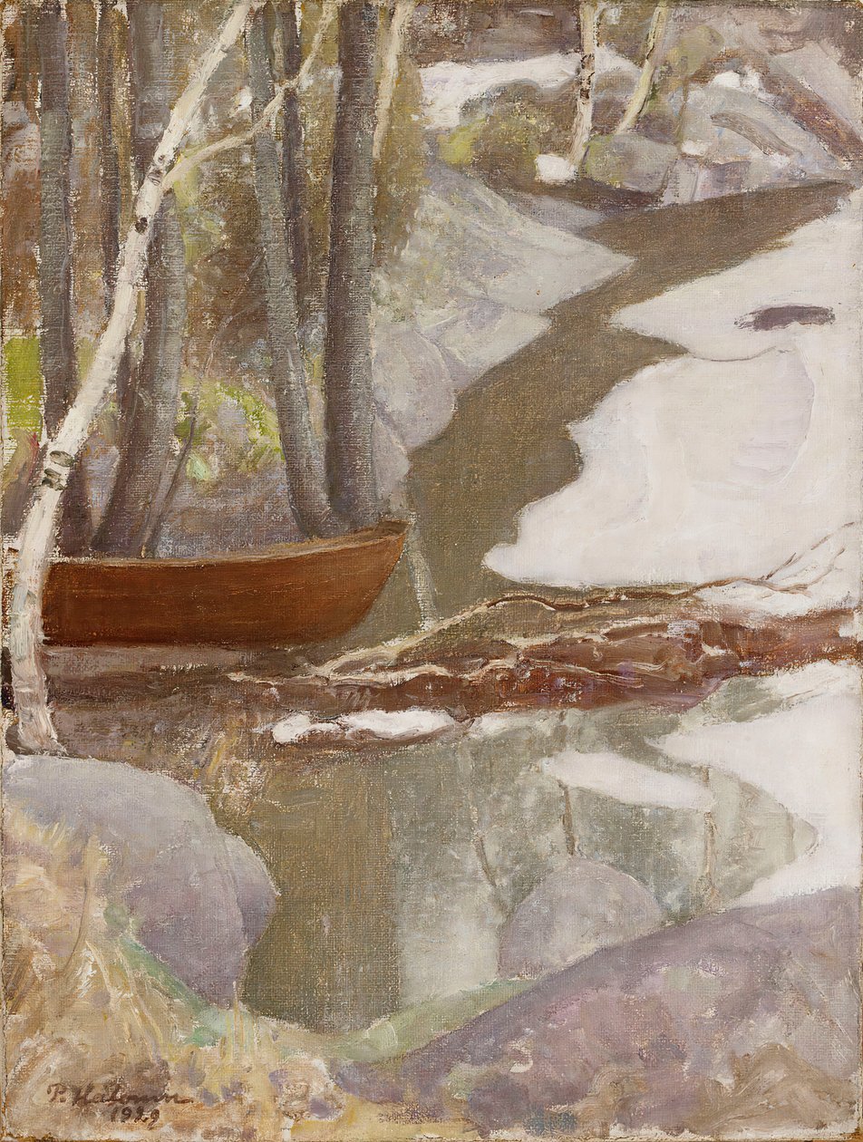 Wiosenny krajobraz, 1929. autorstwa Pekka Halonen