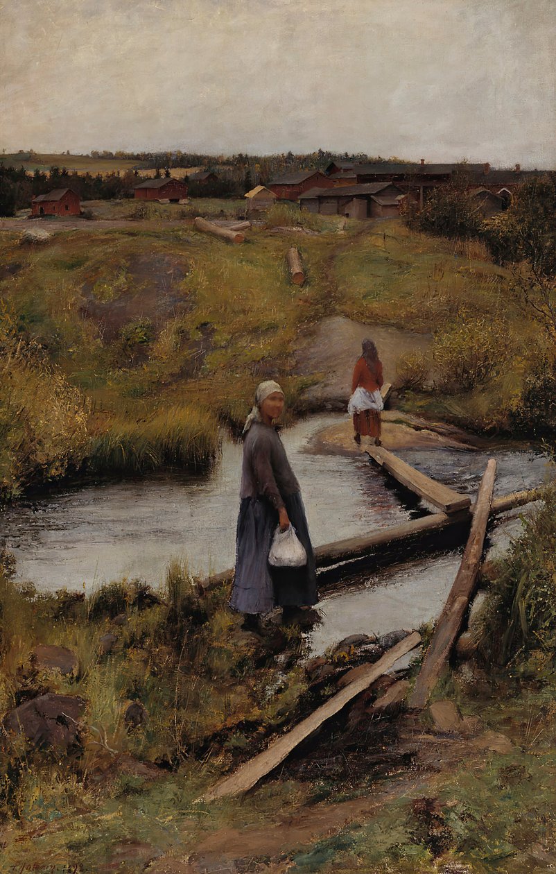 Na skróty, 1892. autorstwa Pekka Halonen