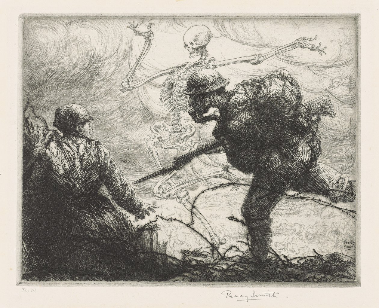 Taniec śmierci 1914-1918 autorstwa Percy John Delf Smith