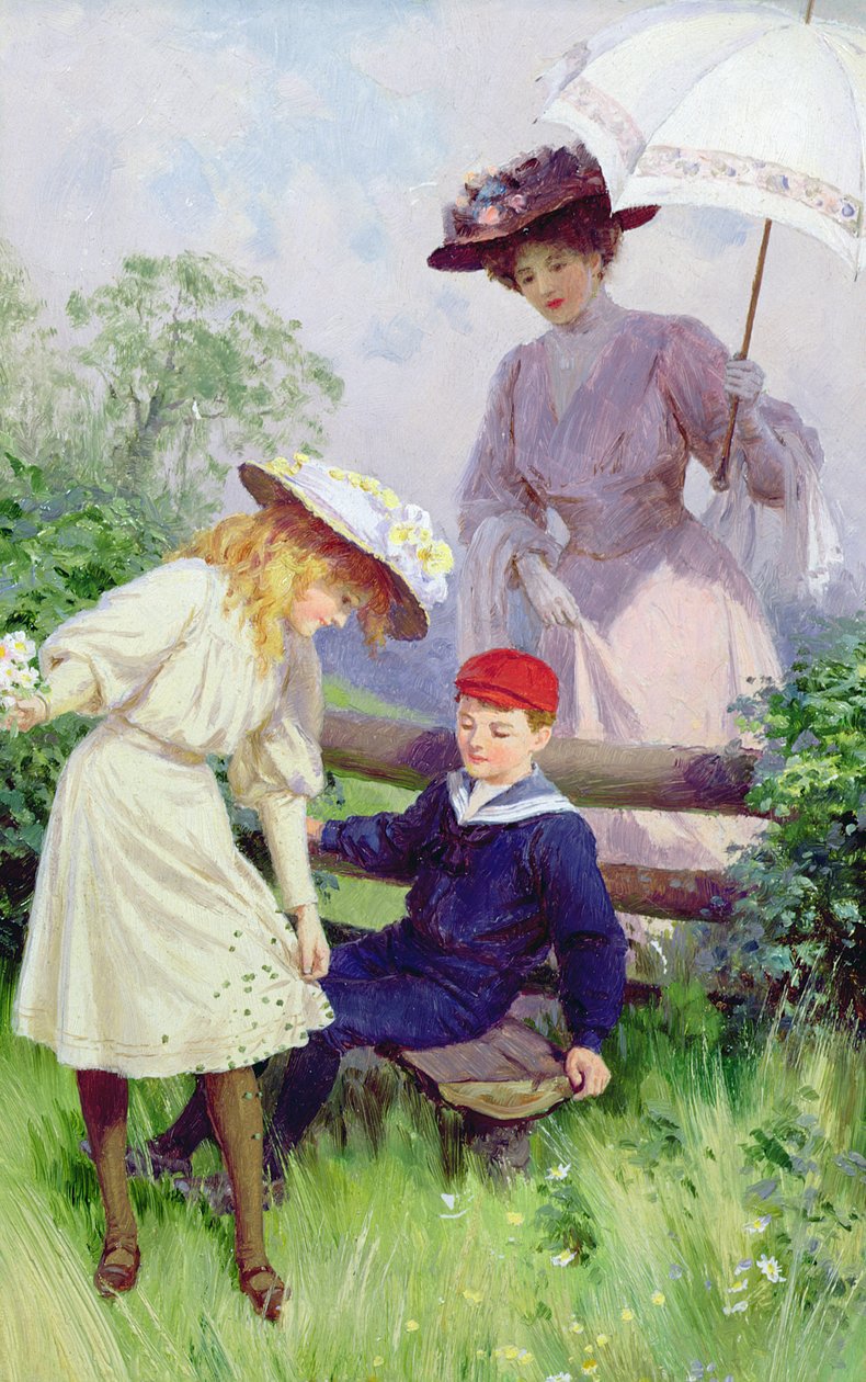 Nasiona, które podróżują (olej na pokładzie) autorstwa Percy Tarrant