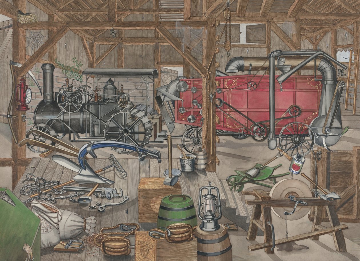Trap stodoły, 1935-1942. autorstwa Perkins Harnly
