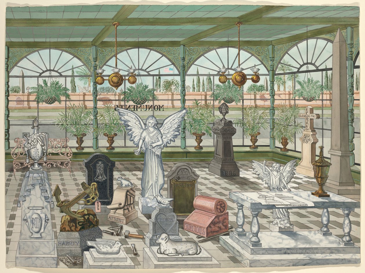Gabinet Zabytków, 1888 r. autorstwa Perkins Harnly